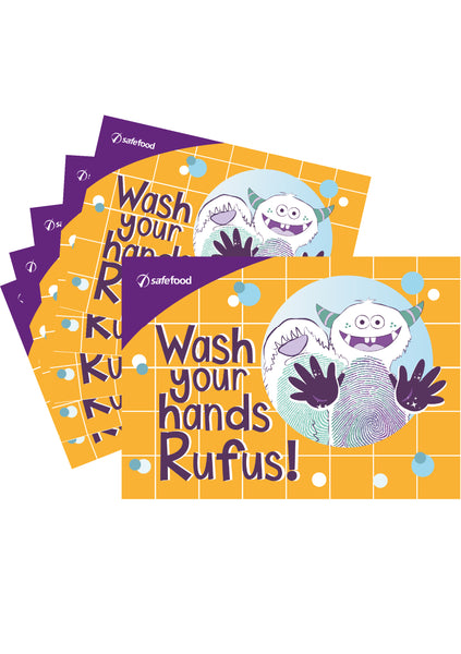 Rufus Handwashing Storybook A5 (English)