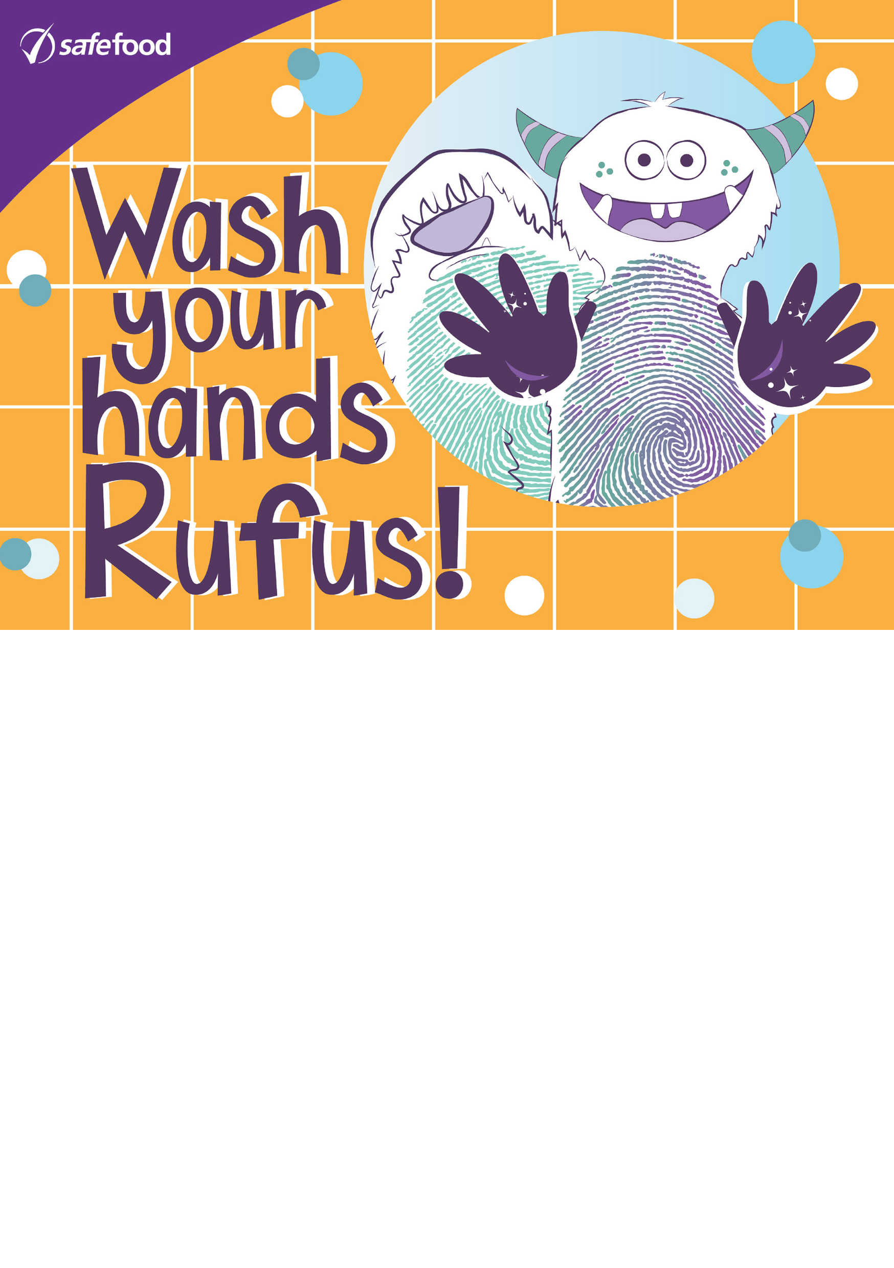 Rufus Handwashing Storybook A5 (English) – safefood Resources
