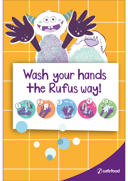 Rufus Handwashing A4 Pocket Folder