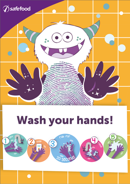 Rufus Handwashing Door Poster (2) (IE - English)