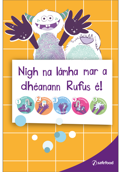 Rufus Handwashing Pack Primary School (IE - Irish)