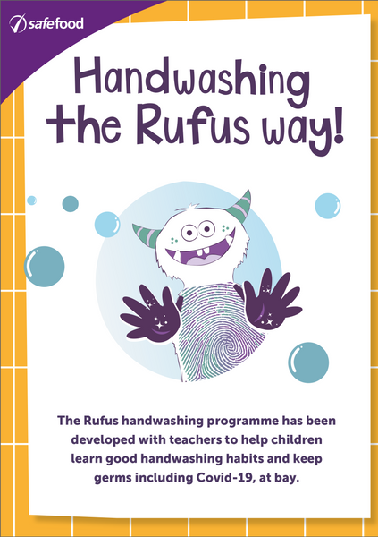 Rufus Handwashing Staff Leaflet Pre-School (IE - English)