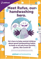 Rufus Handwashing Staff Poster (IE - English)