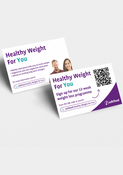 Healthy Weight For You Information Cards (Pack of 25)